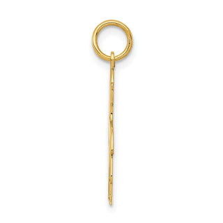 14k Yellow Gold .011 Depth Engravable Boy Charm XM100/11