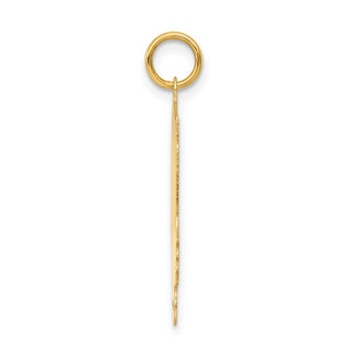 14k Yellow Gold .013 Depth Engravable Girl Head Charm XM102/13