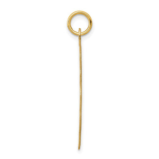14k Yellow Gold .018 Gauge Engravable Scalloped Disc Charm XM167/18
