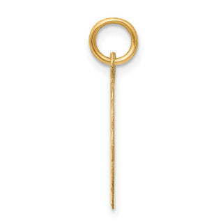 14k Yellow Gold .018 Gauge Engravable Scalloped Disc Charm XM168/18