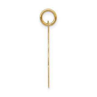 14k Yellow Gold Boy Head on .013 Gauge Engravable Scalloped Disc Charm XM69/13