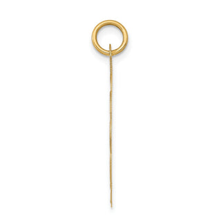 14k Yellow Gold Boy Head on .011 Gauge Engravable Scalloped Disc Charm XM71/11
