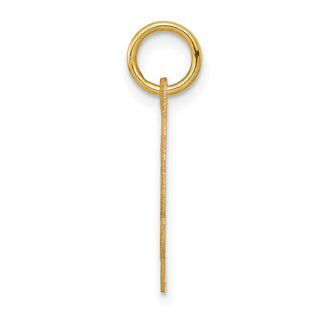 14k Yellow Gold Boy Head On .011 Gauge Engravable Scalloped Disc Charm XM83/11