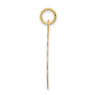 14k Yellow Gold Boy Head On .013 Gauge Engravable Scalloped Disc Charm XM85/13