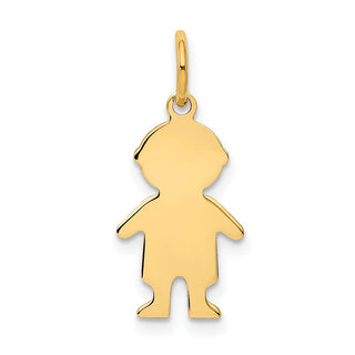 14k Yellow Gold Boy Charm XM94/18