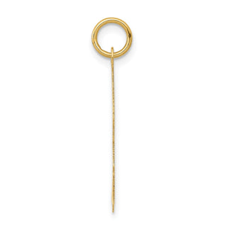 14k Yellow Gold .011 Depth Engravable Boy Head Charm XM98/11