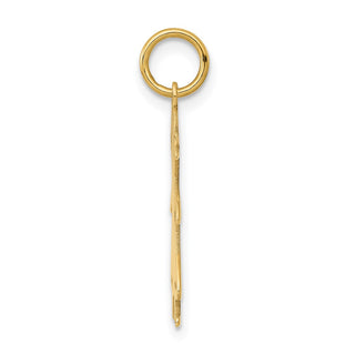 14k Yellow Gold .011 Depth Engravable Girl Charm XM99/11