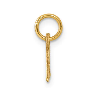 14k Yellow Gold Cutout Letter A Initial Charm