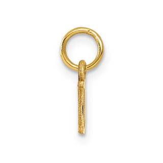 14k Yellow Gold Cutout Letter D Initial Charm