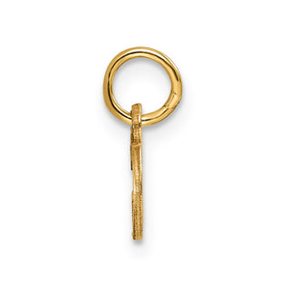 14k Yellow Gold Cutout Letter G Initial Charm