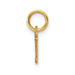 14k Yellow Gold Cutout Letter J Initial Charm