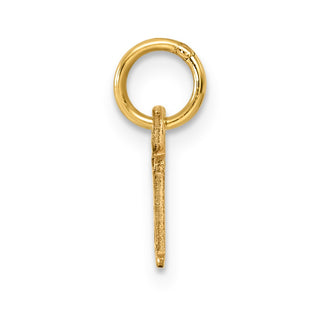 14k Yellow Gold Cutout Letter K Initial Charm
