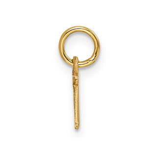 14k Yellow Gold Cutout Letter M Initial Charm