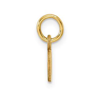 14k Yellow Gold Cutout Letter O Initial Charm