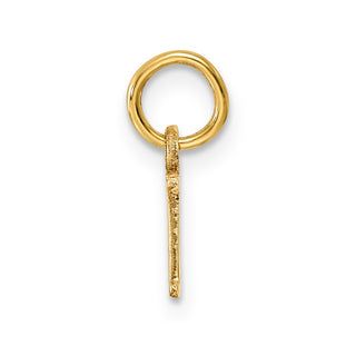 14k Rose Gold Cutout Letter R Initial Charm