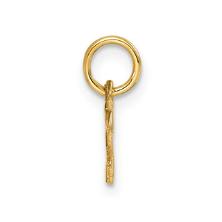 14k Yellow Gold Cutout Letter S Initial Charm