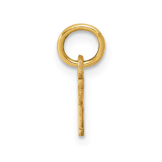 14k Yellow Gold Cutout Letter X Initial Charm