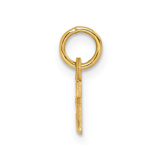 14k Yellow Gold Cutout Letter Z Initial Charm
