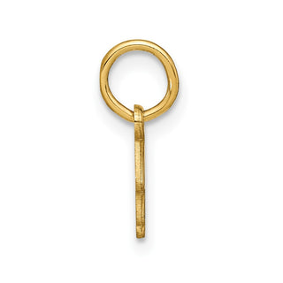 14k Yellow Gold Upper Case Letter B Initial Charm