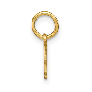 14k Yellow Gold Upper Case Letter B Initial Charm