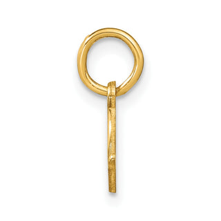14k Yellow Gold Upper Case Letter D Initial Charm