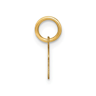 14k Yellow Gold Upper Case Letter F Initial Charm