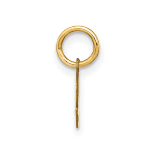 14k Yellow Gold Upper Case Letter J Initial Charm