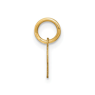14k Yellow Gold Upper Case Letter K Initial Charm