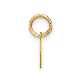 14k Yellow Gold Upper Case Letter K Initial Charm