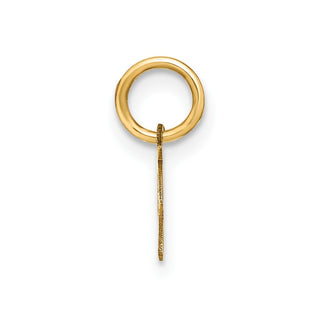 14k Yellow Gold Upper Case Letter P Initial Charm