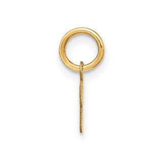 14k Yellow Gold Upper Case Letter R Initial Charm
