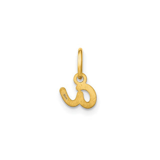 14k Yellow Gold Lower Case Letter A Initial Charm XNA1307Y/A