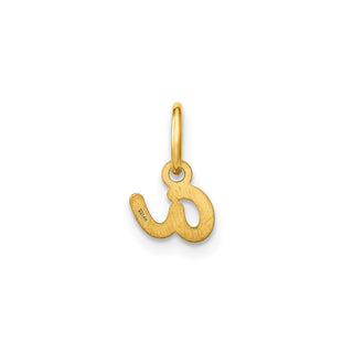 14k Yellow Gold Lower Case Letter A Initial Charm XNA1307Y/A