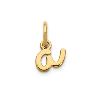 14k Yellow Gold Lower Case Letter A Initial Charm XNA1307Y/A