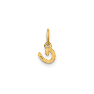 14k Yellow Gold Lower Case Letter C Initial Charm XNA1307Y/C