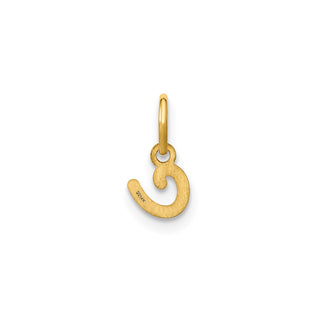 14k Yellow Gold Lower Case Letter C Initial Charm XNA1307Y/C