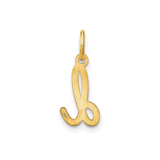 14k Yellow Gold Lower Case Letter D Initial Charm XNA1307Y/D
