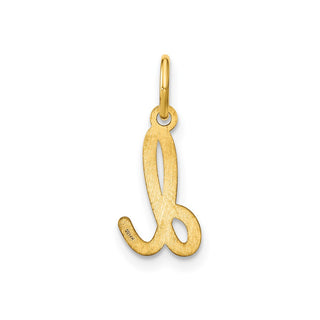 14k Yellow Gold Lower Case Letter D Initial Charm XNA1307Y/D