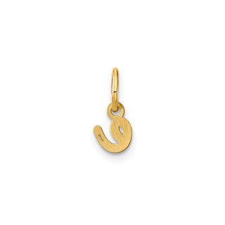 14k Yellow Gold Lower Case Letter E Initial Charm XNA1307Y/E