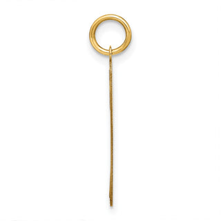 14k Yellow Gold Lower Case Letter F Initial Charm XNA1307Y/F