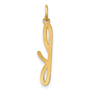 14k Yellow Gold Lower Case Letter F Initial Charm XNA1307Y/F