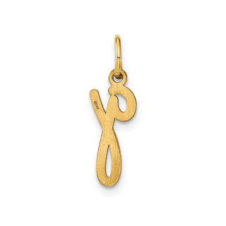14k Yellow Gold Lower Case Letter G Initial Charm XNA1307Y/G