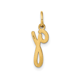 14k Yellow Gold Lower Case Letter G Initial Charm XNA1307Y/G