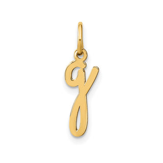 14k Yellow Gold Lower Case Letter G Initial Charm XNA1307Y/G