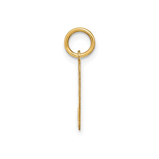 14k Yellow Gold Lower Case Letter H Initial Charm XNA1307Y/H