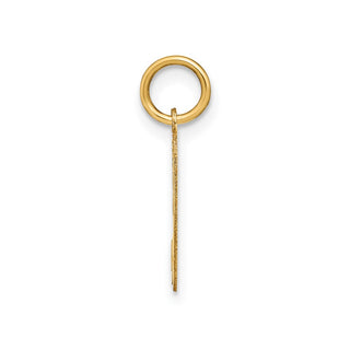 14k Yellow Gold Lower Case Letter H Initial Charm XNA1307Y/H