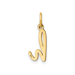 14k Yellow Gold Lower Case Letter H Initial Charm XNA1307Y/H