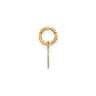 14k Yellow Gold Lower Case Letter I Initial Charm XNA1307Y/I