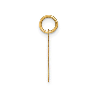 14k Yellow Gold Lower Case Letter J Initial Charm XNA1307Y/J