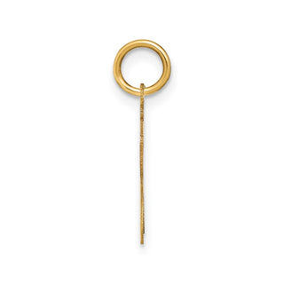 14k Yellow Gold Lower Case Letter J Initial Charm XNA1307Y/J